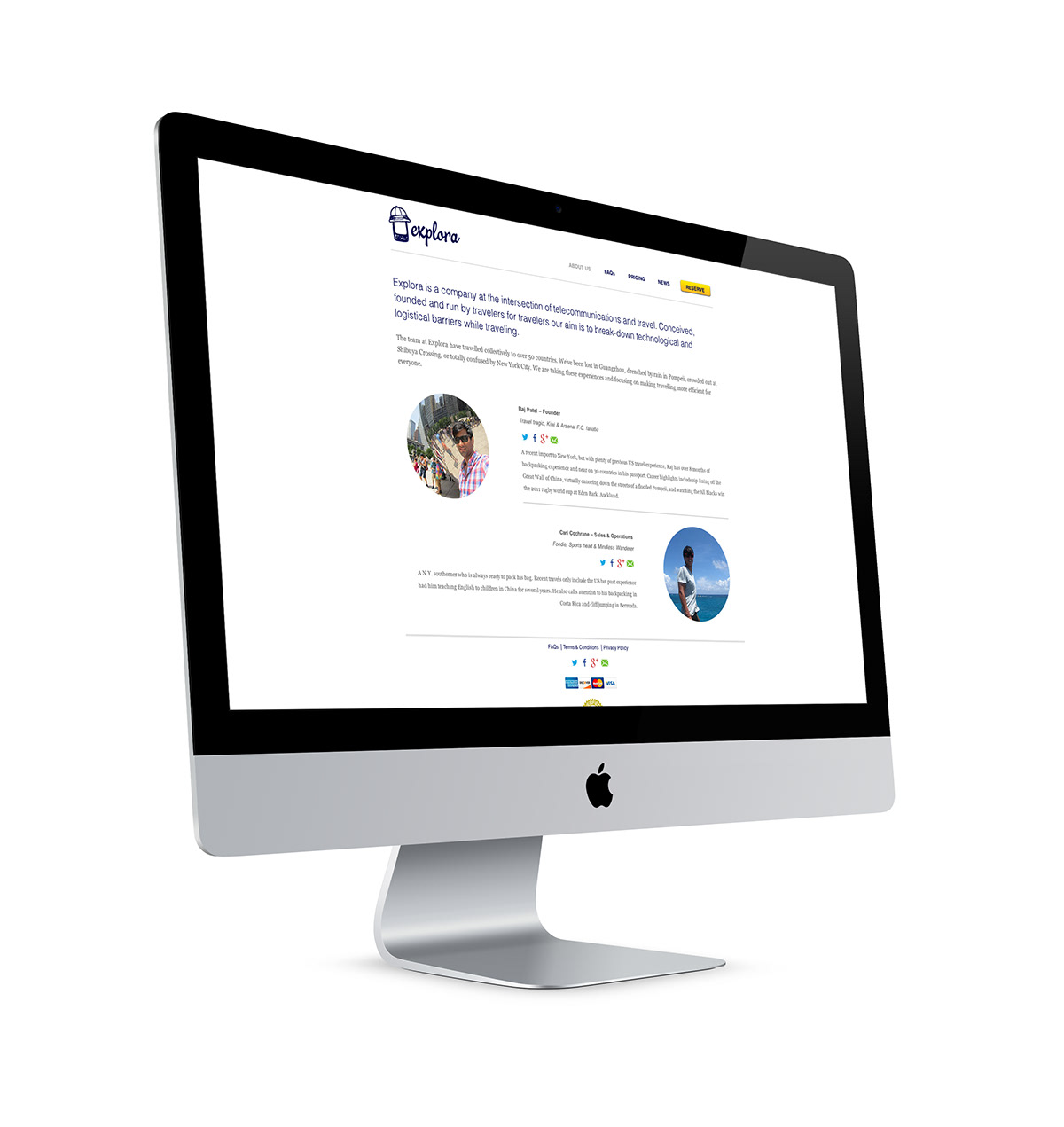 Website online presence site Ecommerce design