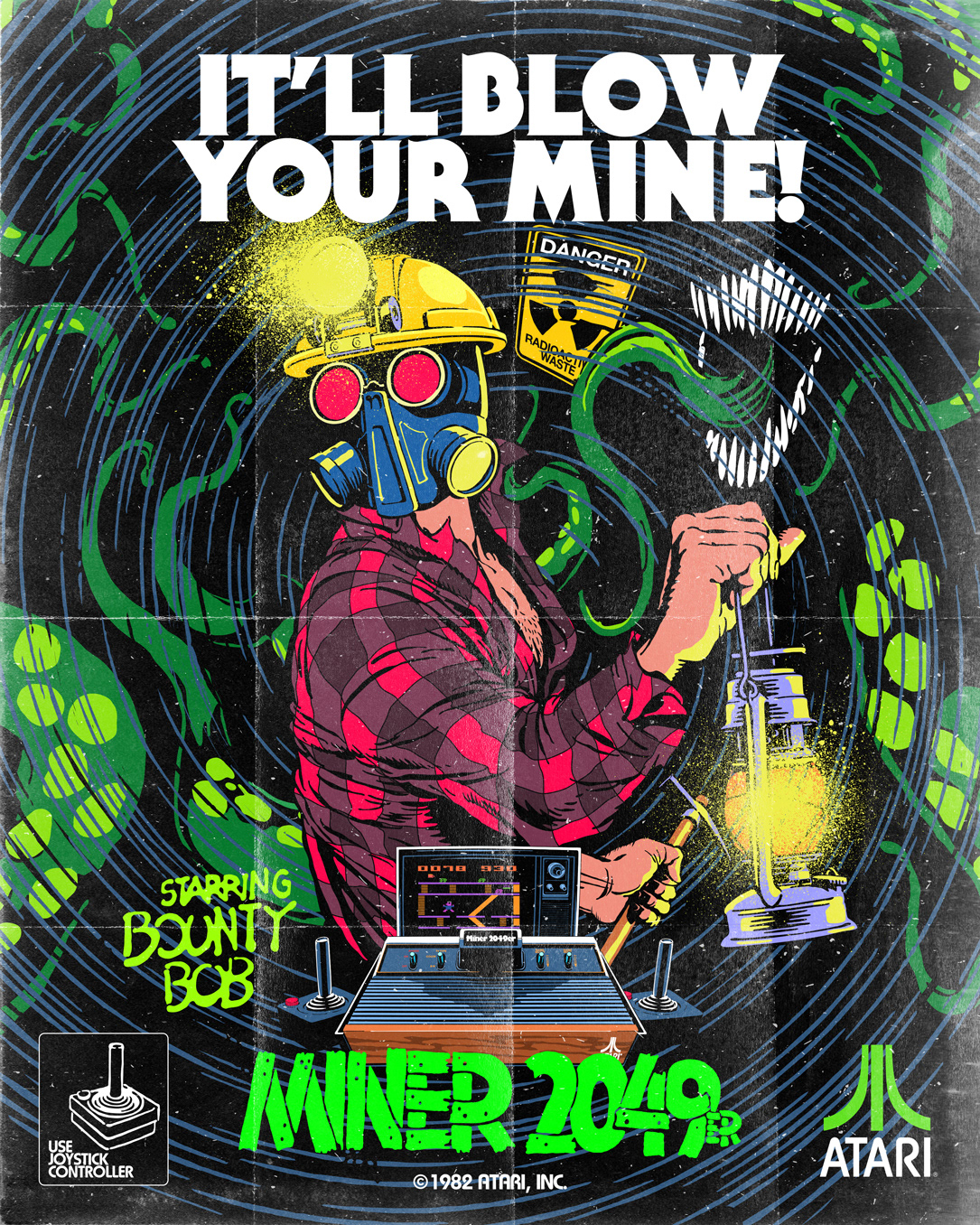1980's 1980s 80's atari Atari 2600 Gaming Magazine Ad Poster Design Retro vintage