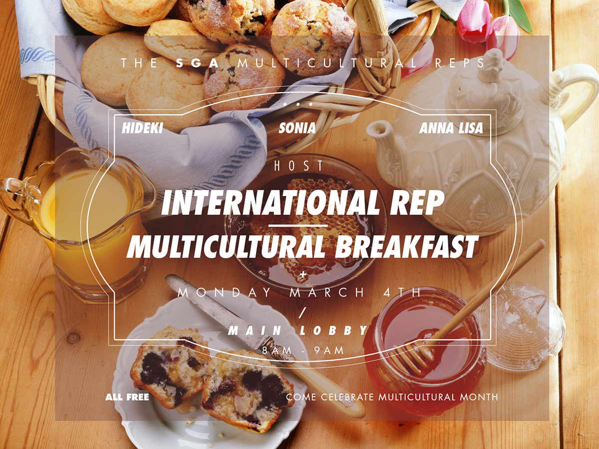 event invite breakfast chuckworks foodie Marketing material
