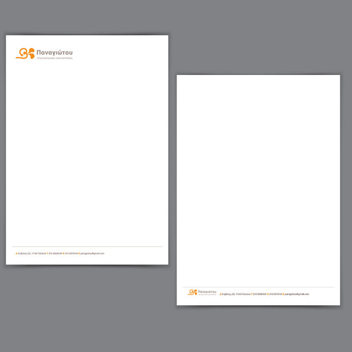 Stationery bluetit studio design business card letterheads letterhead