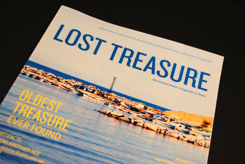 Lost treasure Camie Beaulieu-Brunet Magazine design conceptual Anderson University SC Layout Design