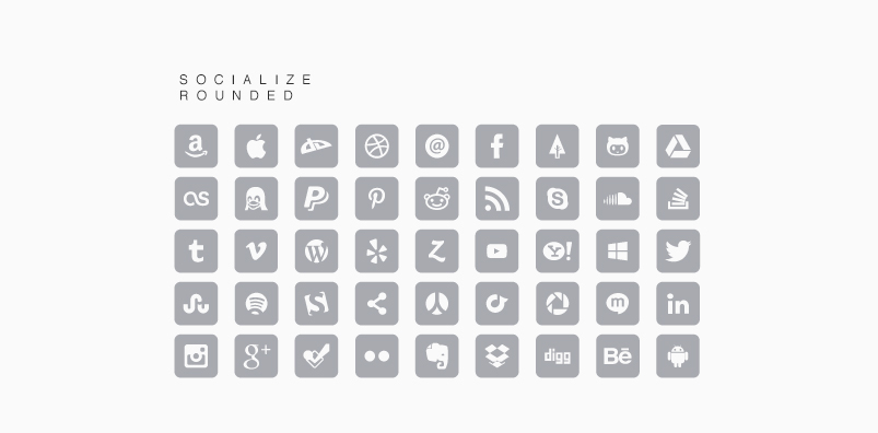 webfont freefont social rede social Icones Icon graphic Web design tipografia font download