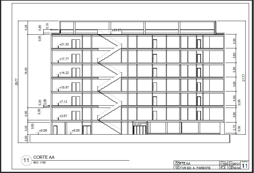 3D architecture AutoCAD building Drawing  Habitacion model plants Project SketchUP