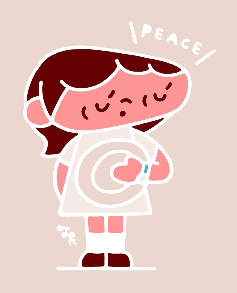Harmony ILLUSTRATION  Illustrator japan Love nowar peace Peace Sign peaceful