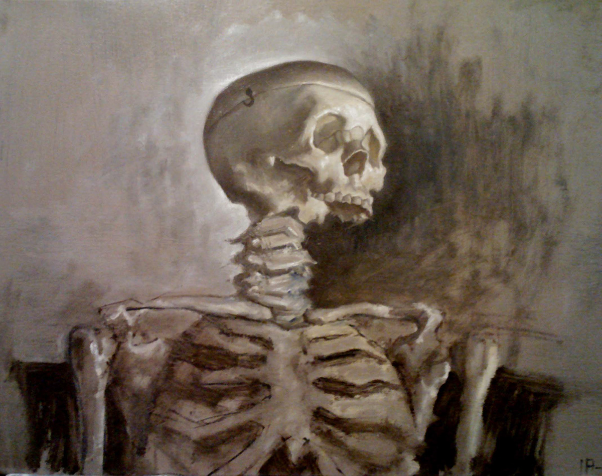 art skeleton  skulls