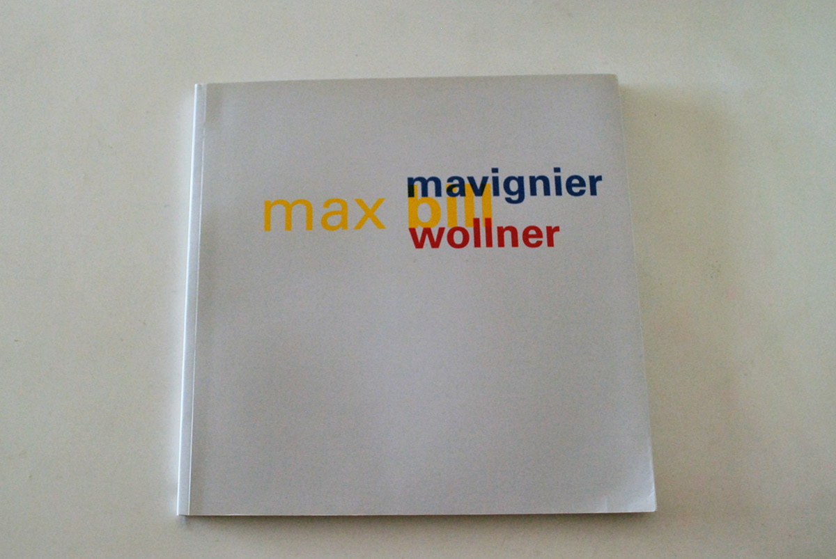 art Wöllner max bill mavignier Exhibition  catalog