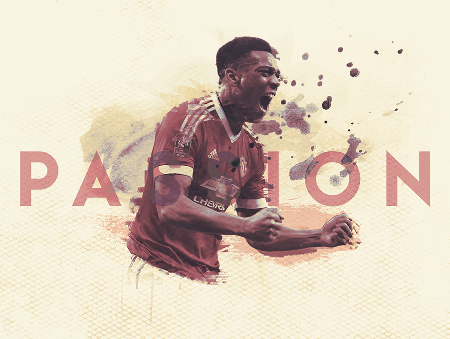 Manchester United Anthony Martial football Premier League Louis Van Gaal French