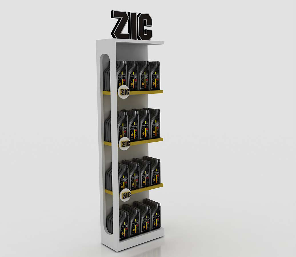 zic oil racks gondolas display units