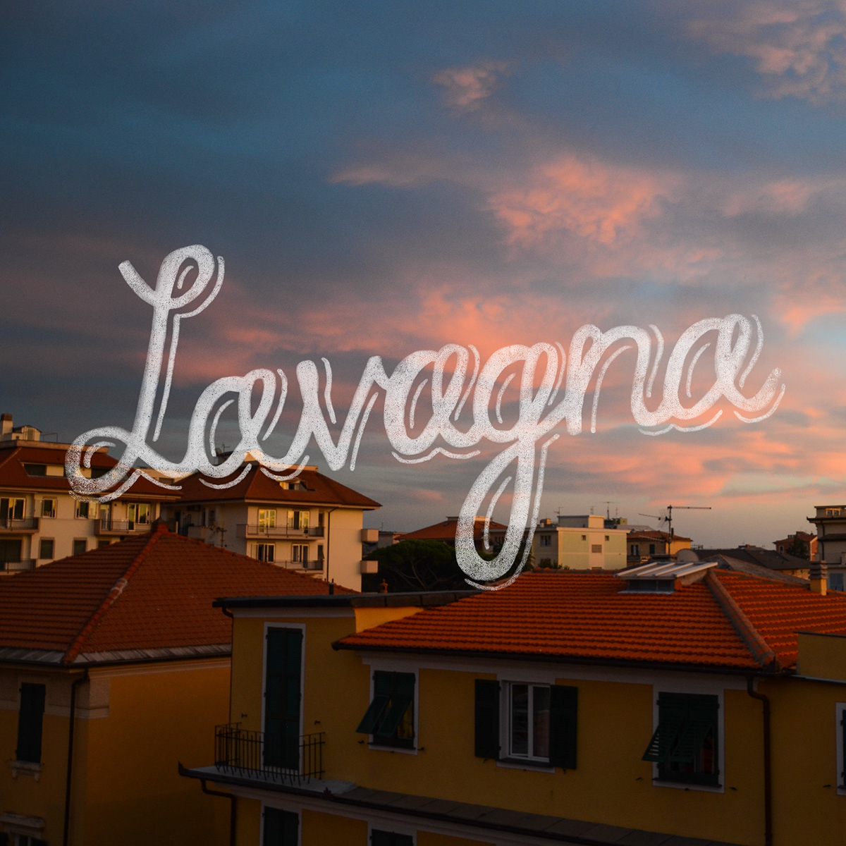 adventure Italy Travel HAND LETTERING series type