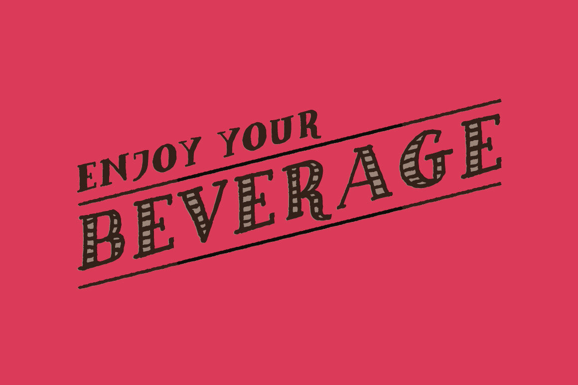 brew font font design Food  Label lettering typography   vintage