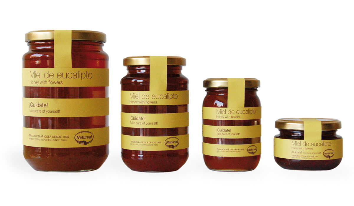honey Packaging Naturval 3D3 Comunicación editorial catalogo Classic excellence miel