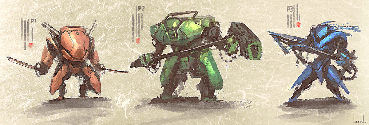 mecha mech mechamornings bryanlee bleed art design concept art bryan lee bleed art bleed design