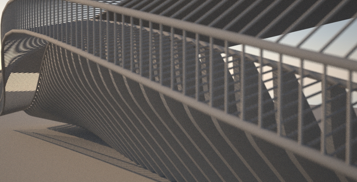 parametric design buildings 3D  cg  render