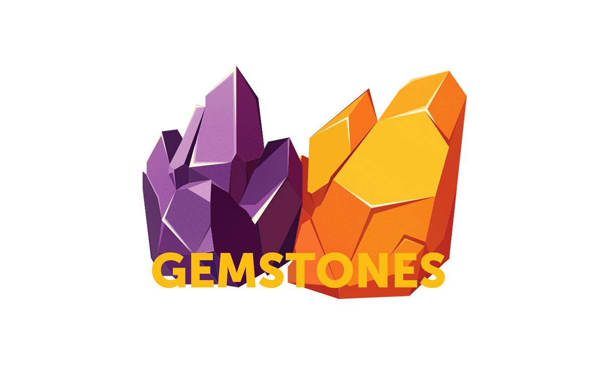 gemstone gem mineral crystal Game Art gameUI item game