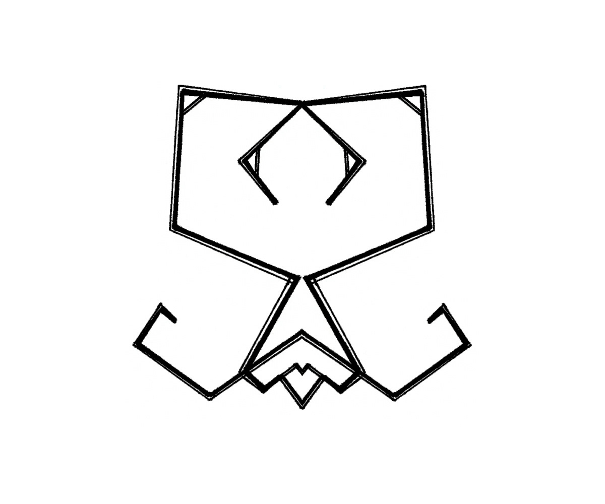 Icon design logo Fun robot pattern personal