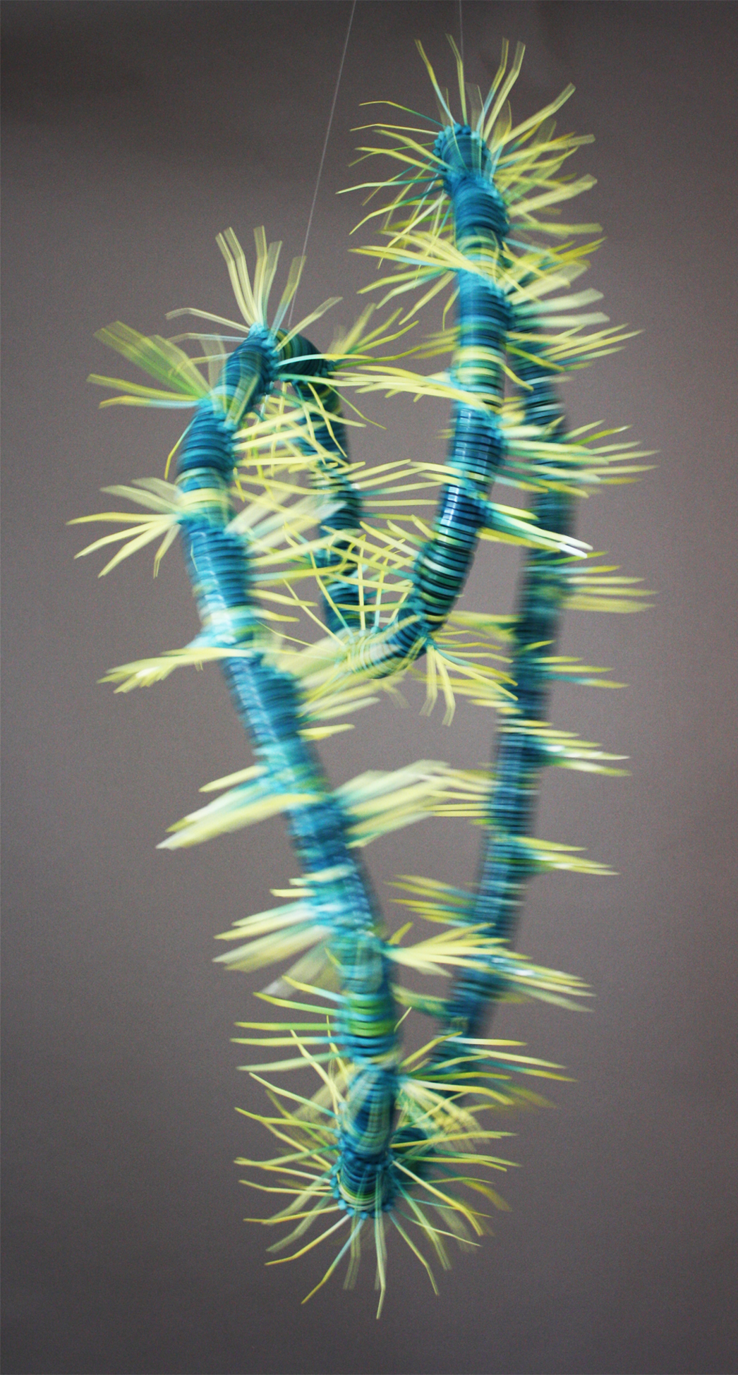 fibers Material development sculpture