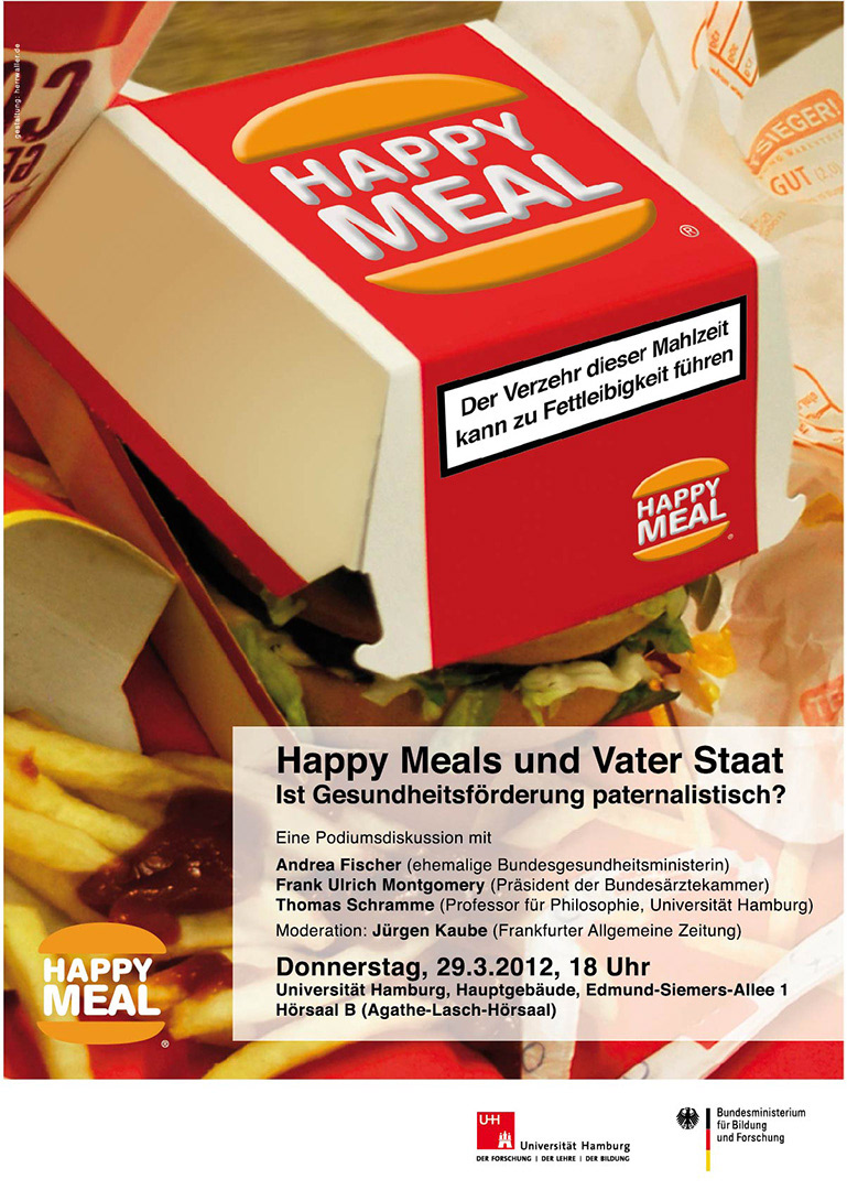 happy meals Vater Staat Podiumsdiskussion