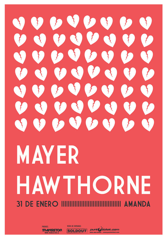 mayer hawthorne show mayer Hawthorne poster gigs santaigo chile afiche diseño