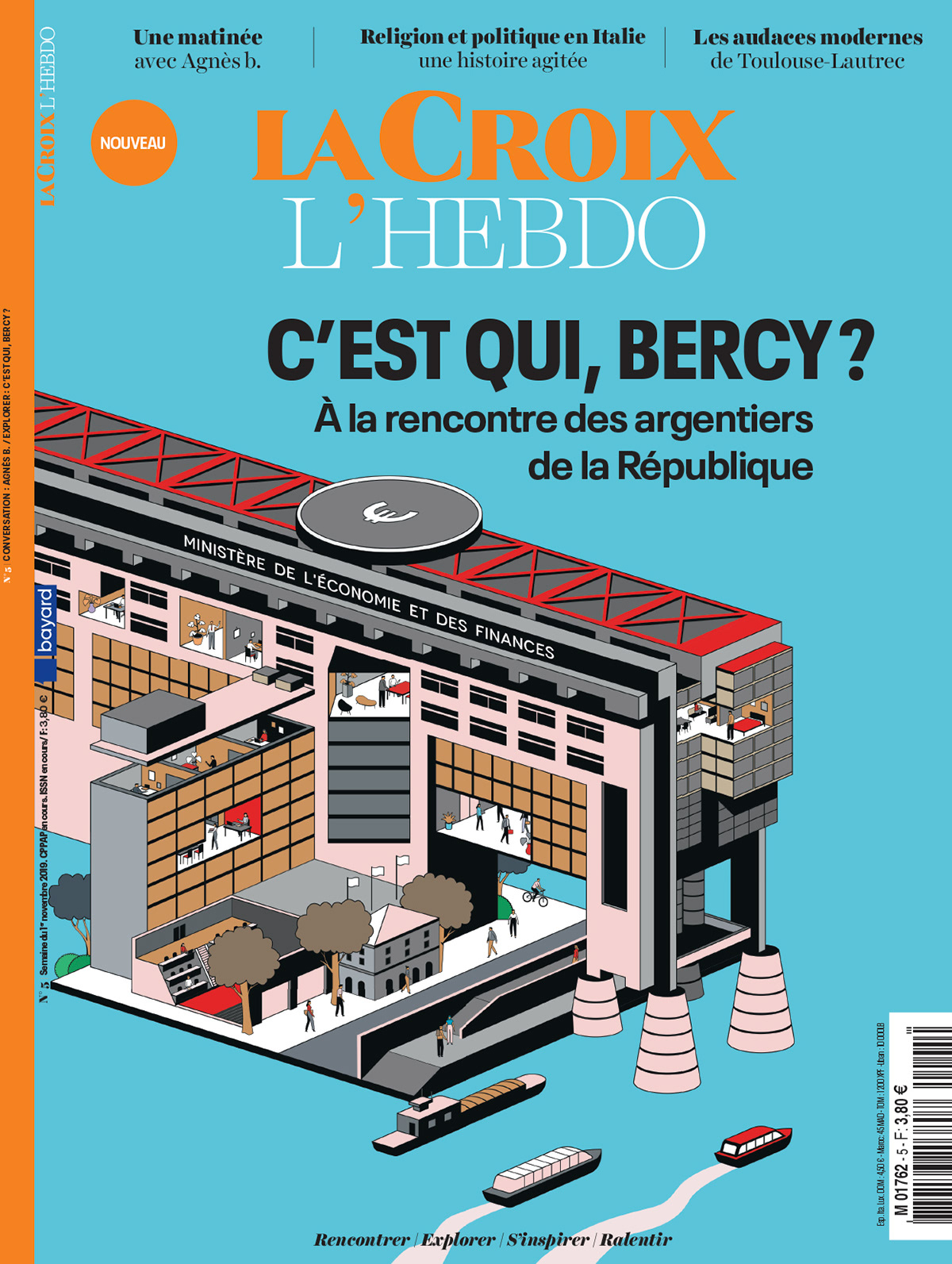 Bercy couverture ILLUSTRATION  la croix magazine ministre Paris