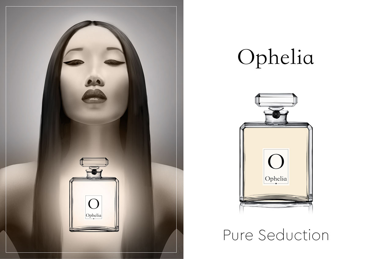 Fashion  luxury perfume linea prodotto Advertising  ads magazine