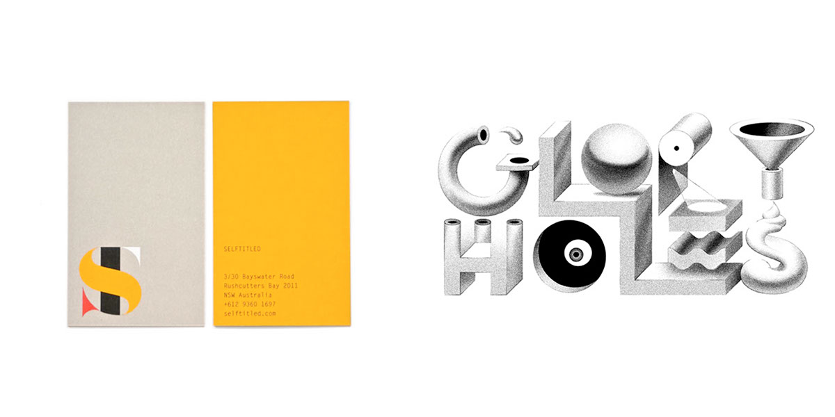 jonathan zawada  book Unique Distinct spreads dark conceptual trippy psychedelic typographer college Project
