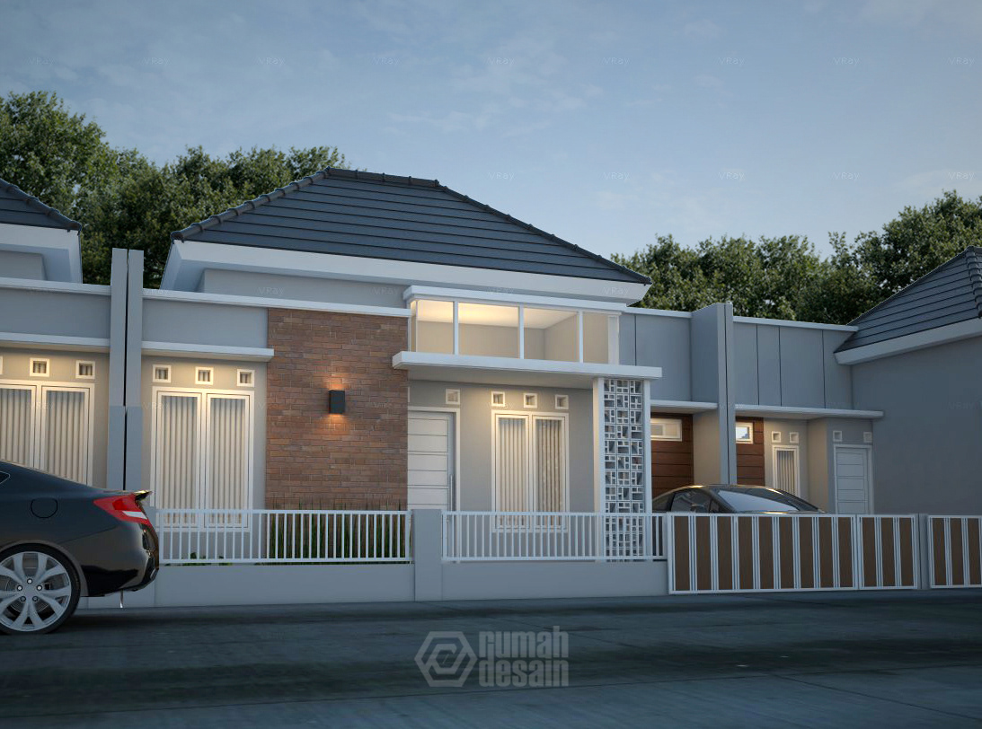 3D architecture building home house modern
