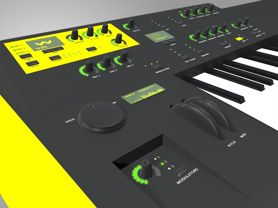 Cinema  4d  cinema4d  c4d donna light key Board keyboard sound effects Volume Master SYNTH synthesizer Ex photoshop aftereffects Ae 4d cinema4d c4d 24