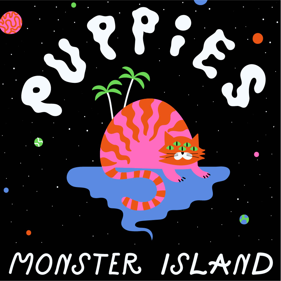 music puppies album art Monster Island Album music art music video Brooklyn DIY band