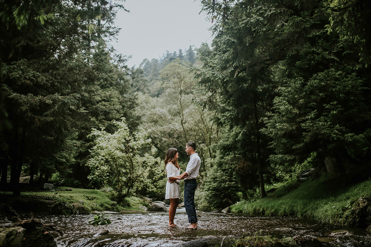 wedding Love couple trash the dress save the date elopement forest outdoors wanderlust Lovers photographer