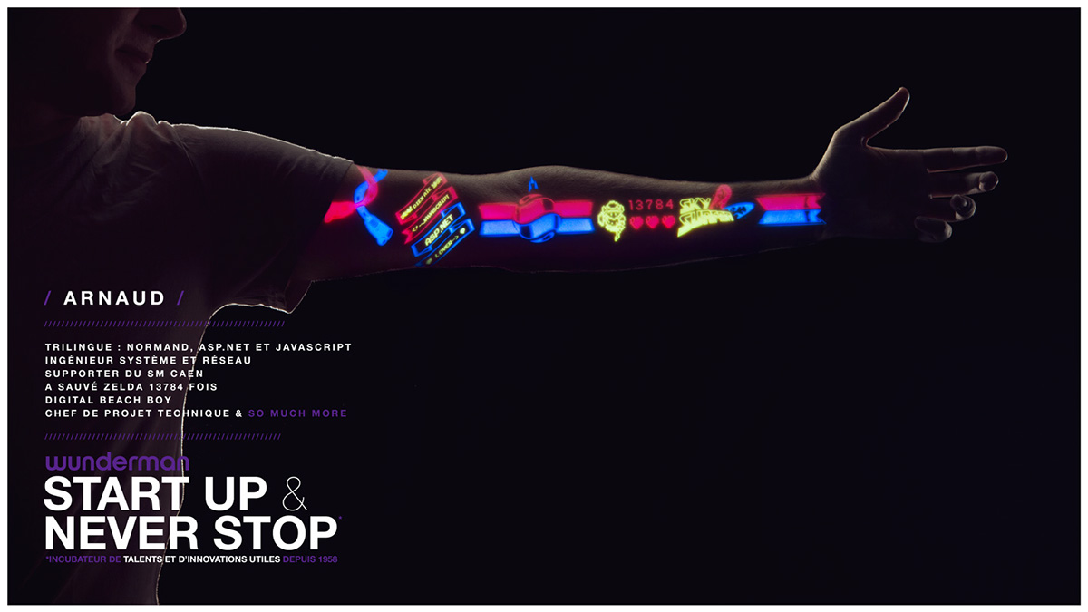 projection Mapping direction motion identity movie key visual agency wunderman pub