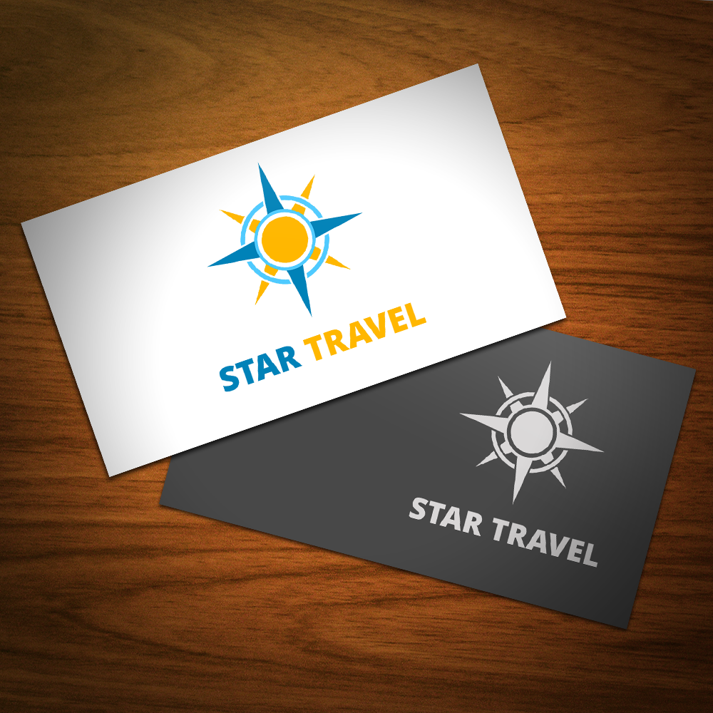 star Travel logo template tourism adventure vacation compass vector Icon brand company
