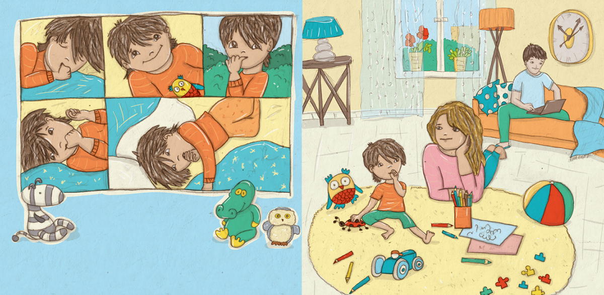 children book Character design  ILLUSTRATION  pencil imagination colorful
