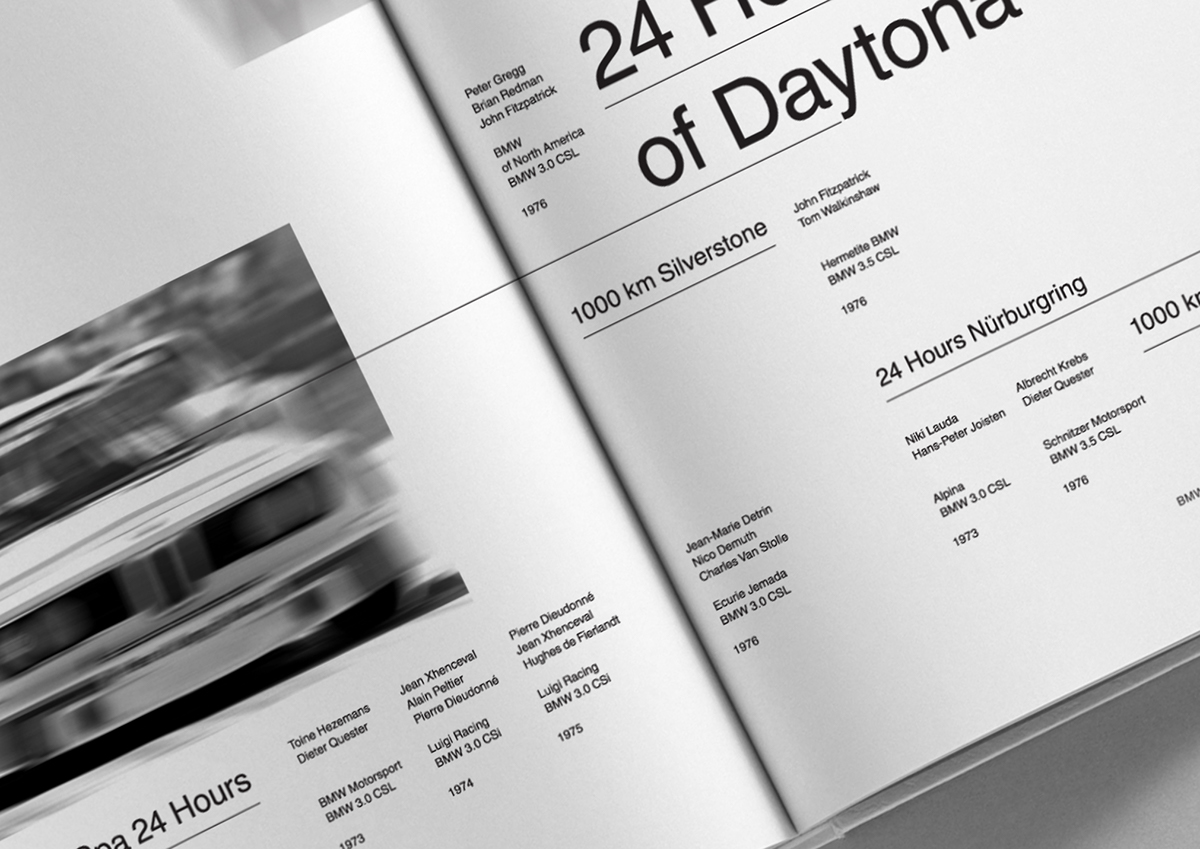 BMW editorial infographics automotive   publication magazine Motorsport Racing Auto car automobile sportcar book design statistics