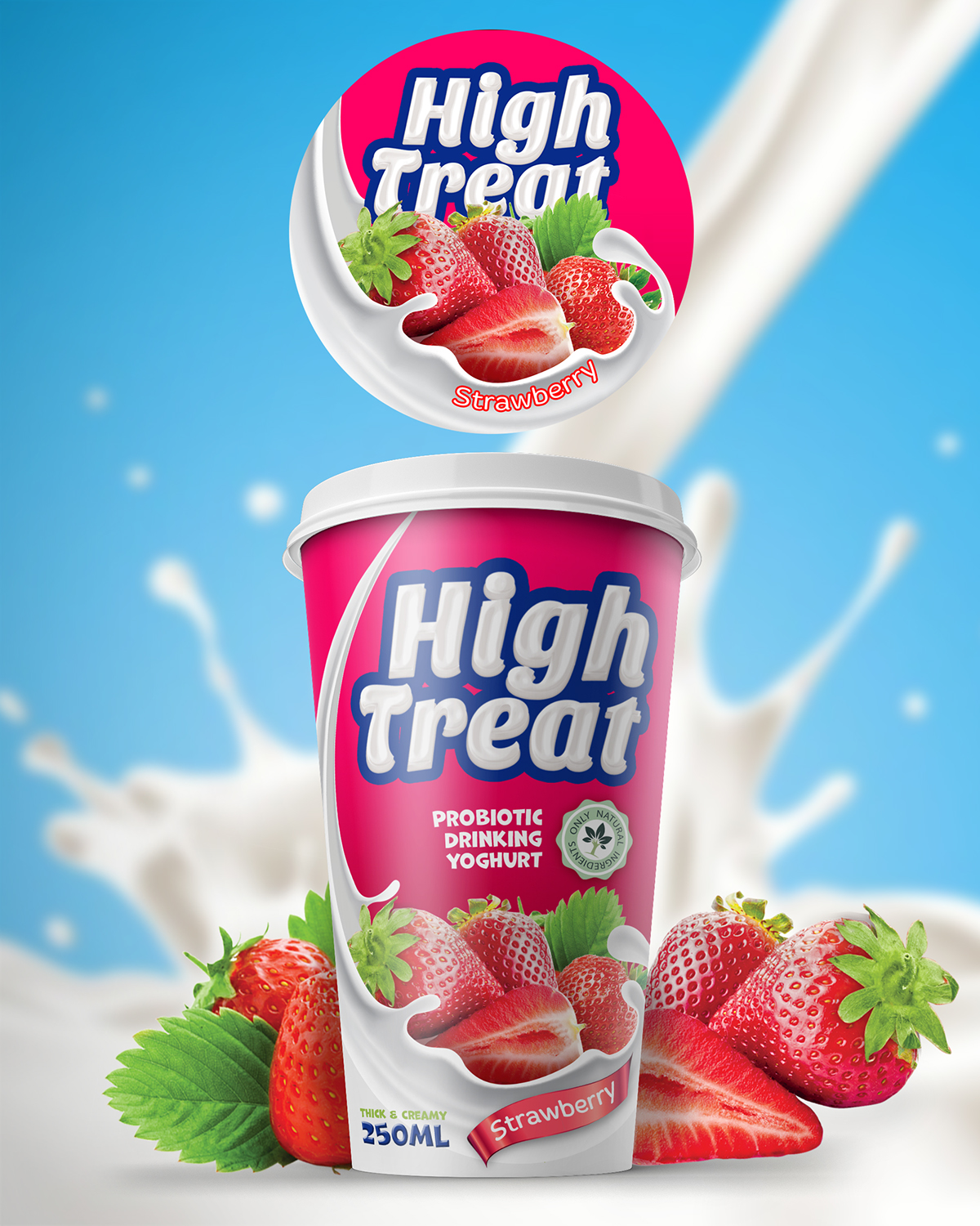 yogurt packaging design