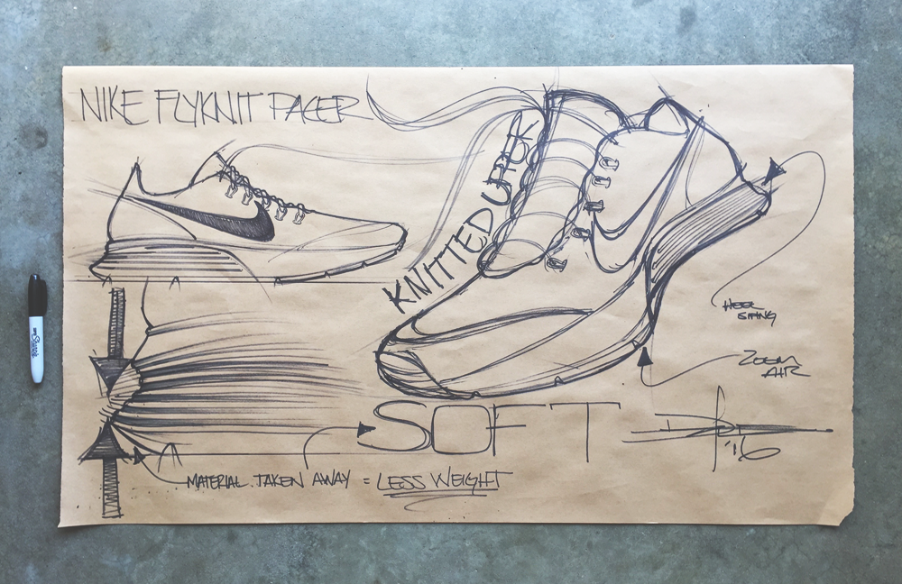 footwear Nike Pensole running lifestyle basketball sketching