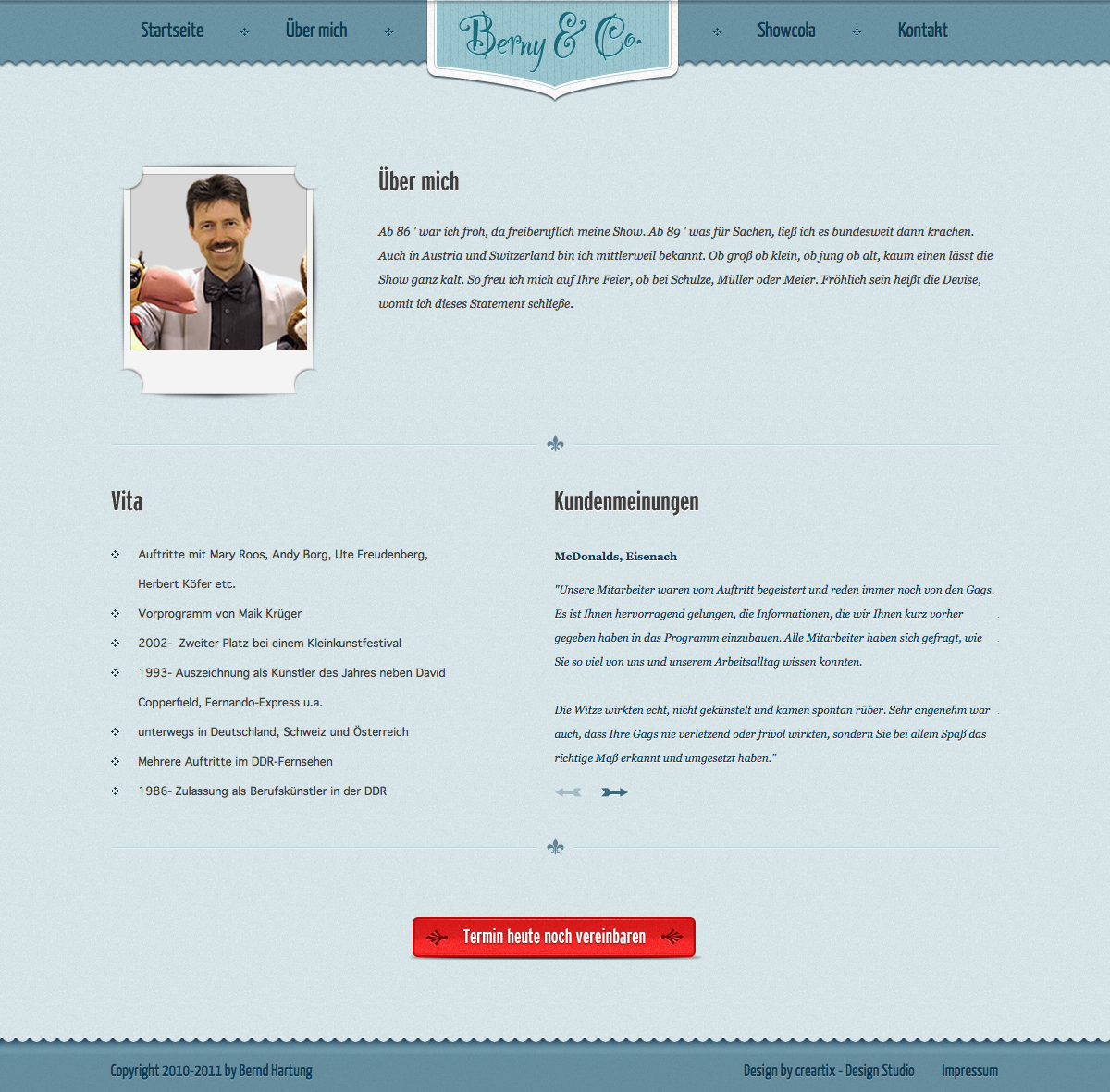 german Marcel Renschin creartix Webdesign development berny & co. Marcel business