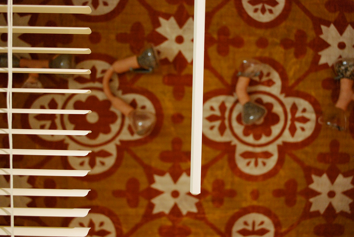 pattern wallpaper time Macine carpet hourglass blinds orange