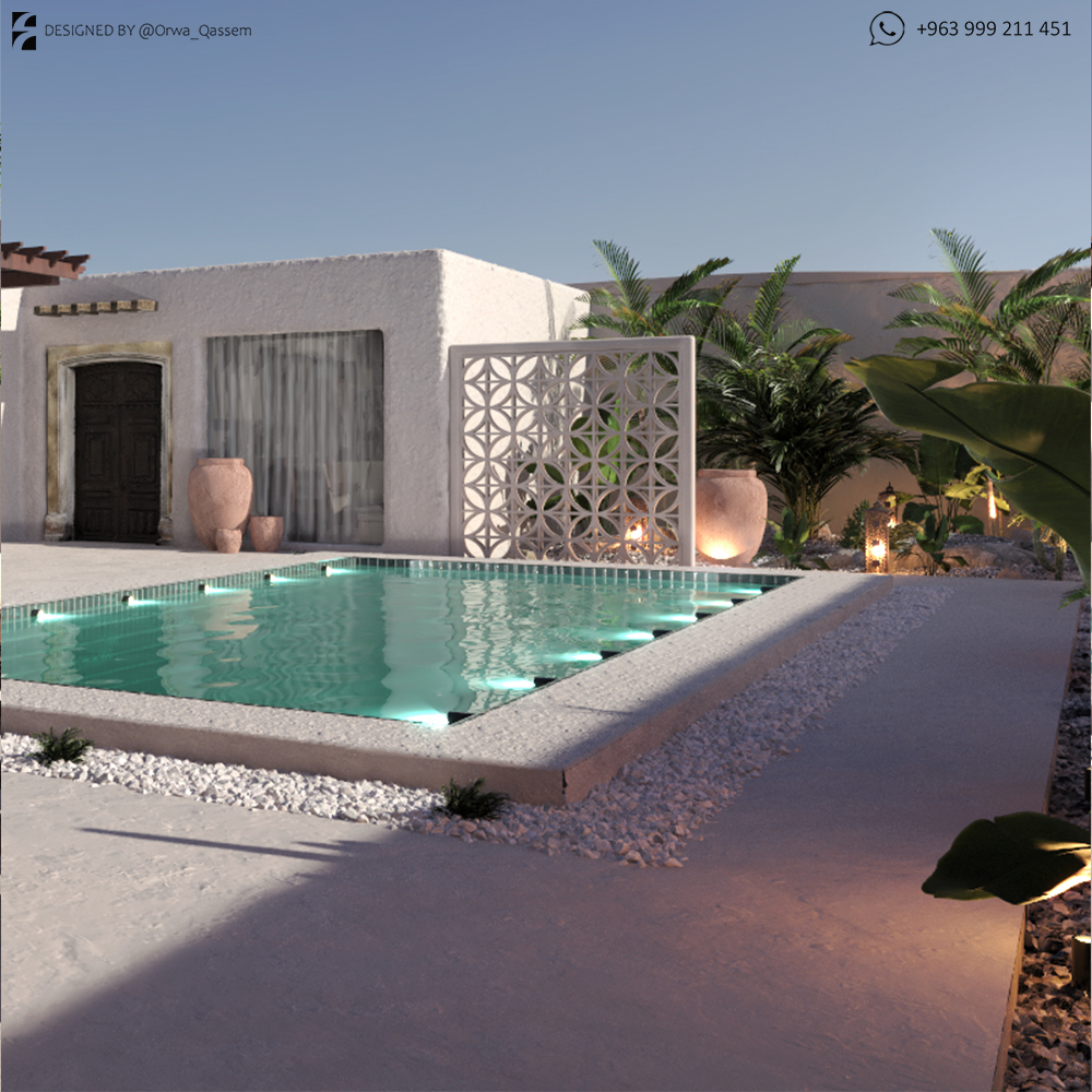 bohemian chalet design  architecture 3D Render visualization 3ds max interior design  exterior modern