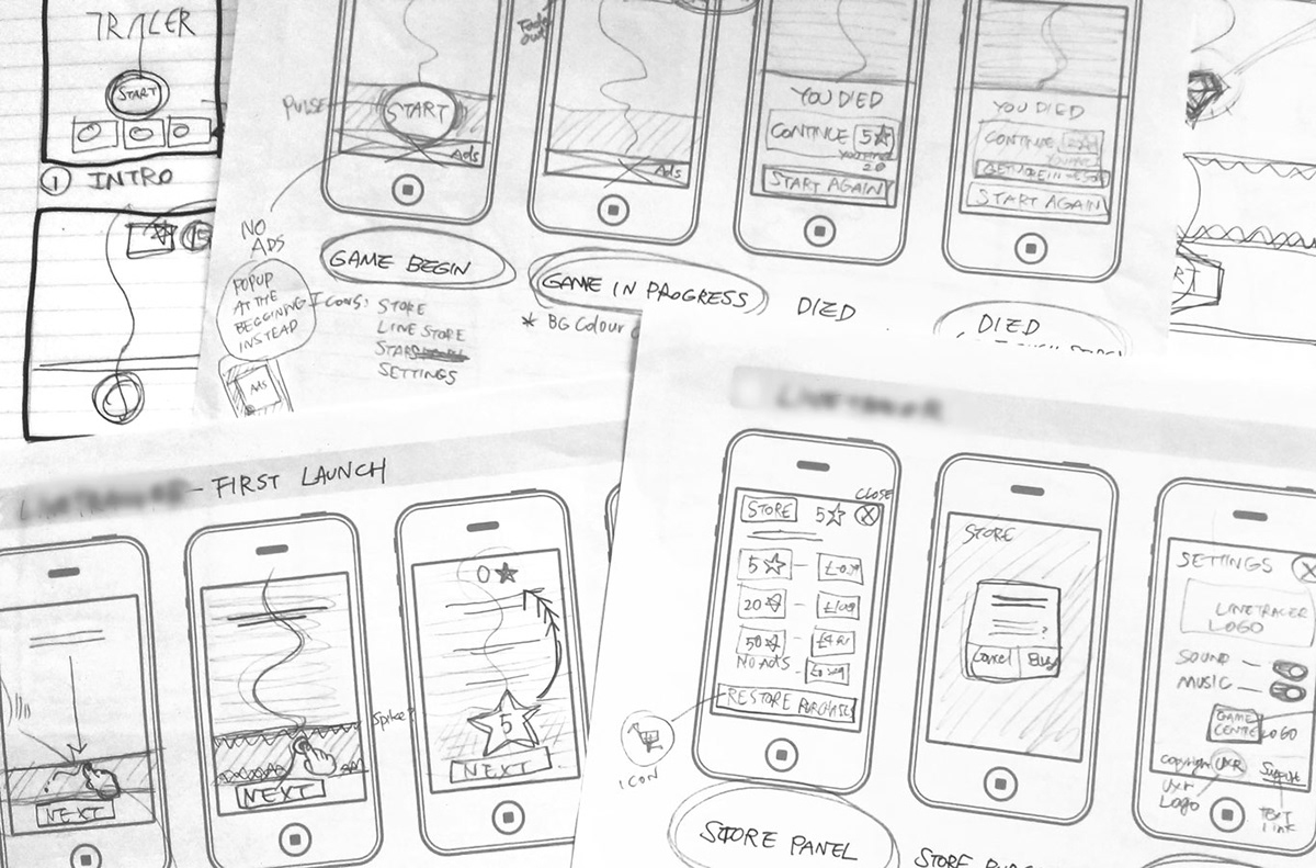 app game Creative UI ios android finance banking mobile game sketch data visualisation