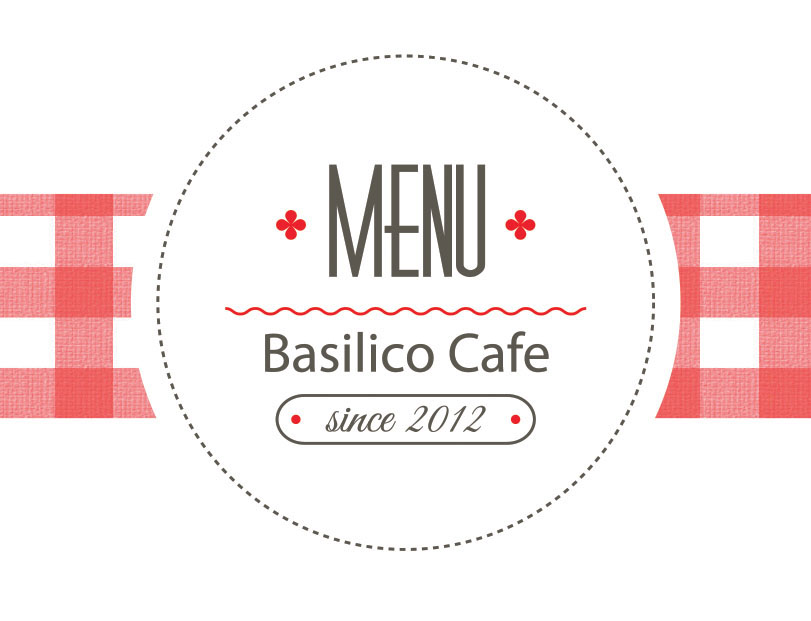 cafe menu ArtDirection graphic