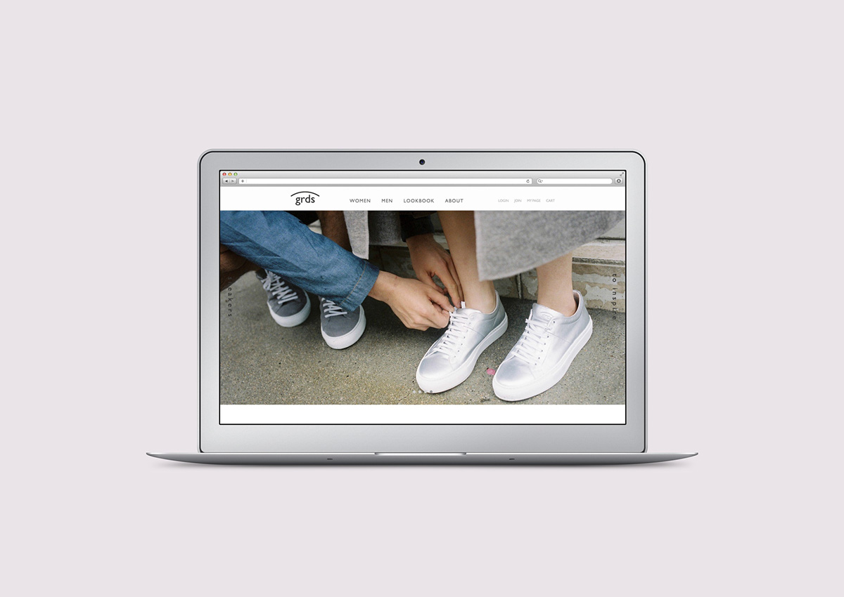 Web UI ux online shopping GRDS shoes