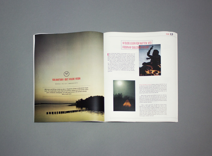 Outdoor editorial opdag verden magazine re-design