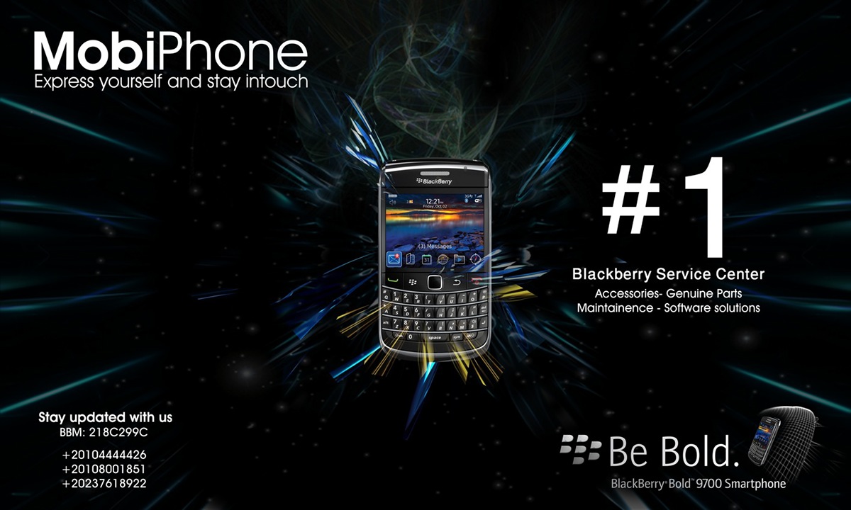 blackberry mobile phone ad Outdoor print