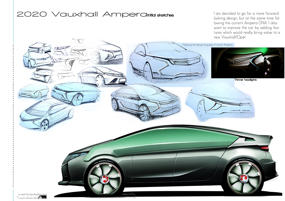Vauxhall opel futuristic tent Ampera