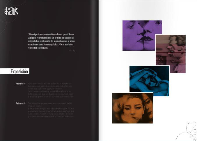 Man Ray brochure arte