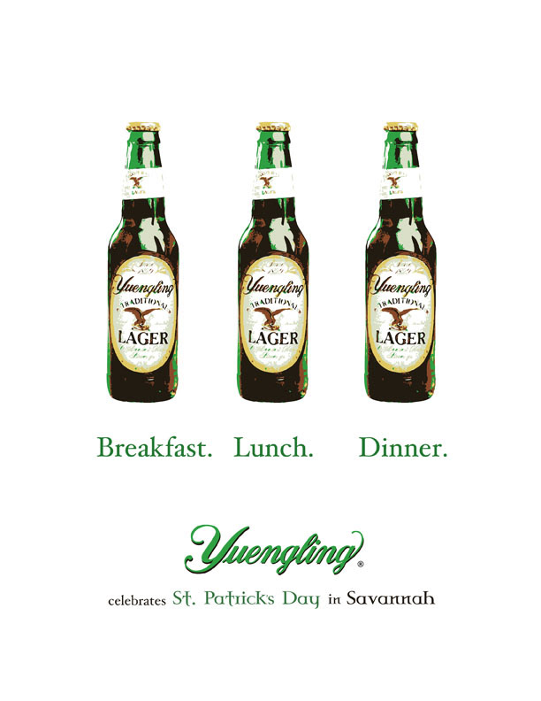 Yuengling St. Patrick's day beer poster