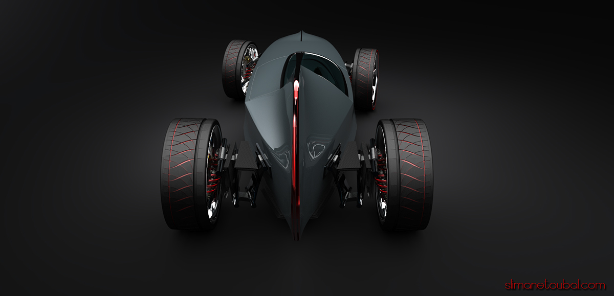 Automotive design 3D race car Alias Cars concept design digital photoshop rendering