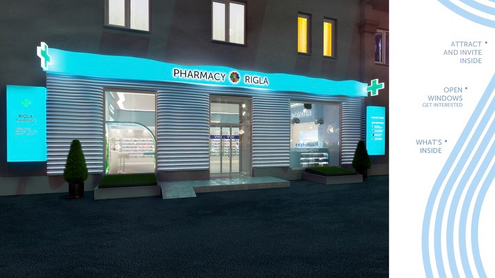 RMP 2015 reload my pharmacy l'oreal L'Oreal Russia Petrova&Andronova Retail design pharmacy design sales