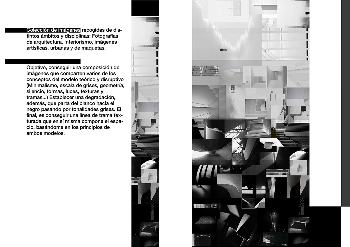editorial books minimal graphic Web black White black and white bauhaus craft