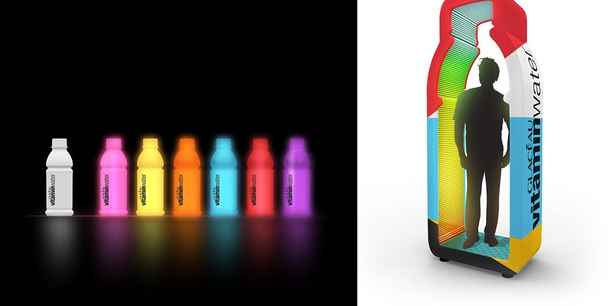 Adobe Portfolio activation colours Graphic Desgn Vitamin Water